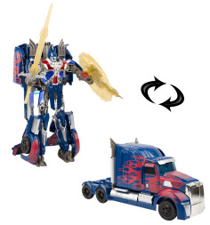 Робот-трансформер стальной ''Грузовик (щит и меч)'' 35 см - J8070/8004B