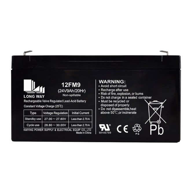 Аккумулятор Long Way 24V9Ah/20Hr - LW-12FM9