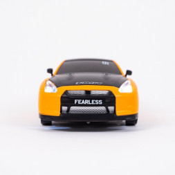 Радиоуправляемая машина для дрифта Nissan GT-R (19 см, 15 км/ч, сменные колеса, фишки) - SC24A02