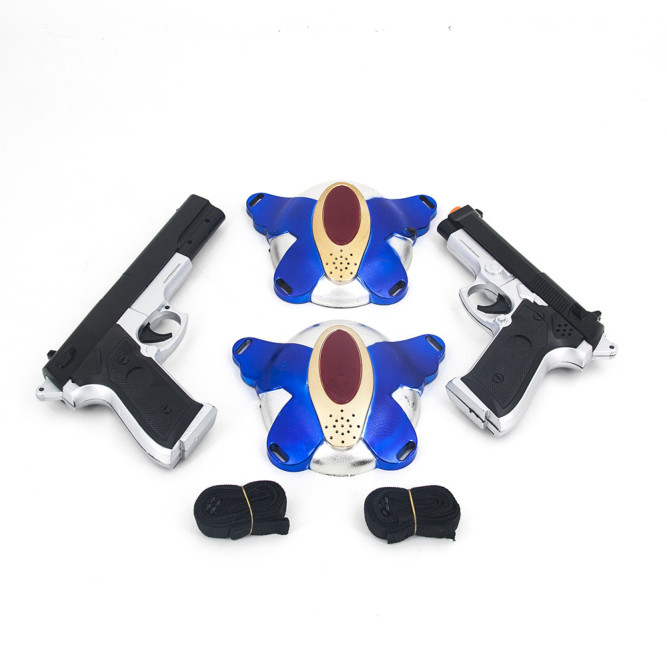 Игровой набор из пистолетов &amp;quot;Лазерный бой S.W.A.T.&amp;quot; на батарейках - XZ-H53